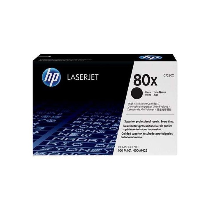 HP CF280X Preto Toner Original - 80X