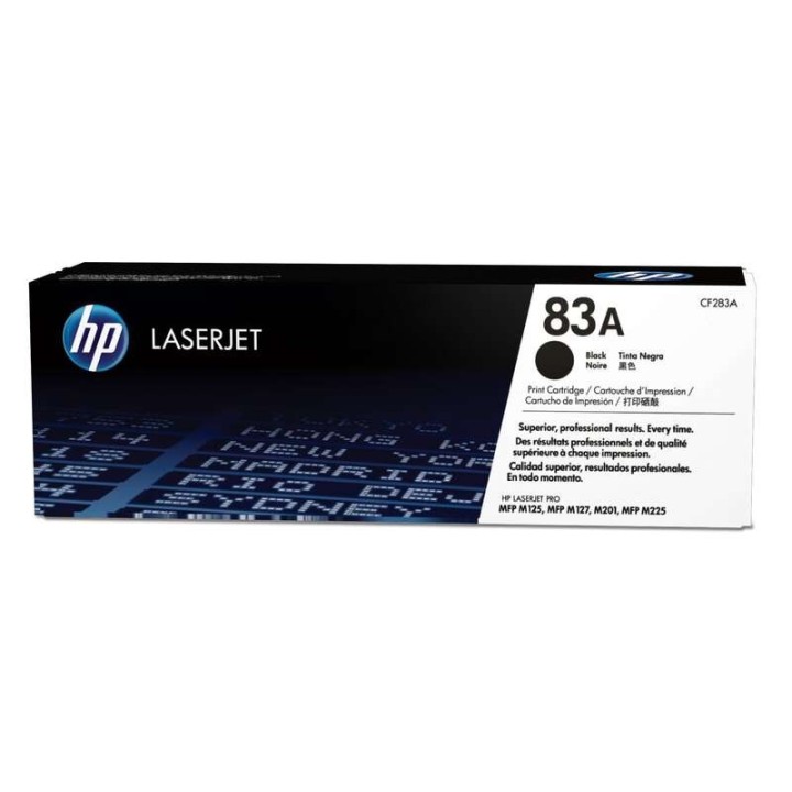 HP CF283A Preto Toner Original - 83A