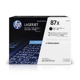 HP CF287XD Preto Pack de 2 Cartuchos de Toner Original - 87X