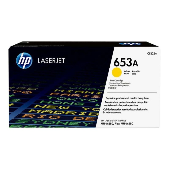 HP CF322A Amarelo Toner Original - 653A