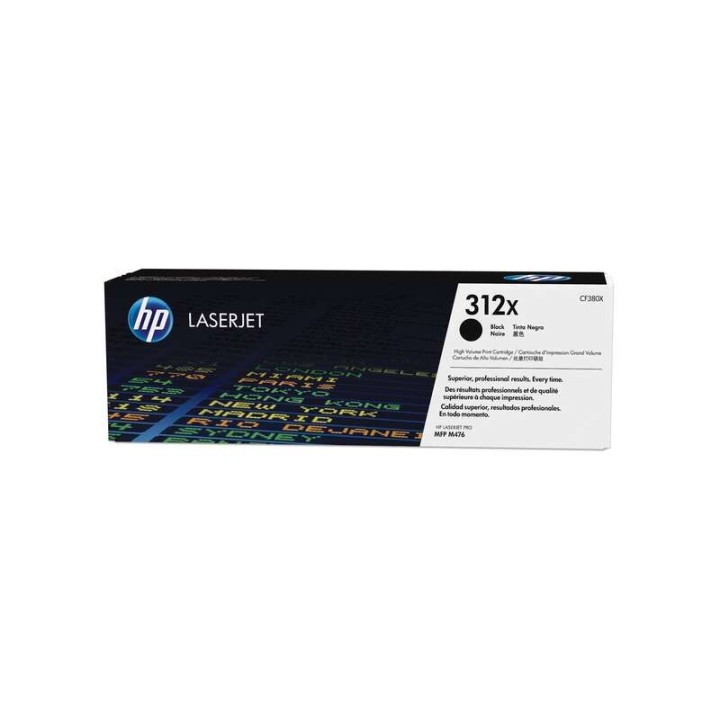 HP CF380X Preto Toner Original - 312X
