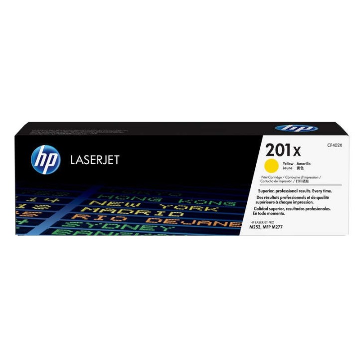 HP CF402X Amarelo Toner Original - 201X