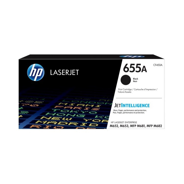 HP CF450A Preto Toner Original - 655A