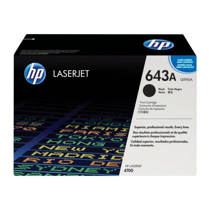 HP Q5950A Preto Toner Original - 643A