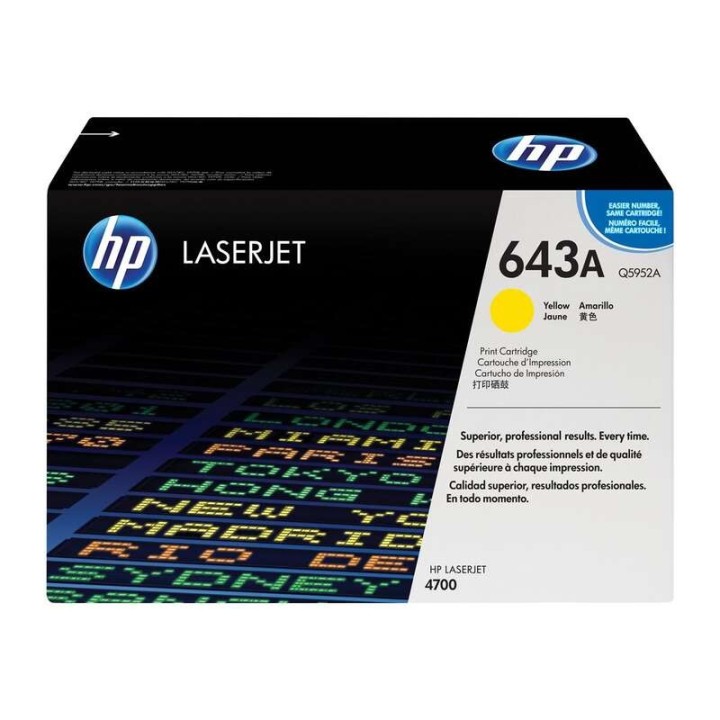 HP Q5952A Amarelo Toner Original - 643A
